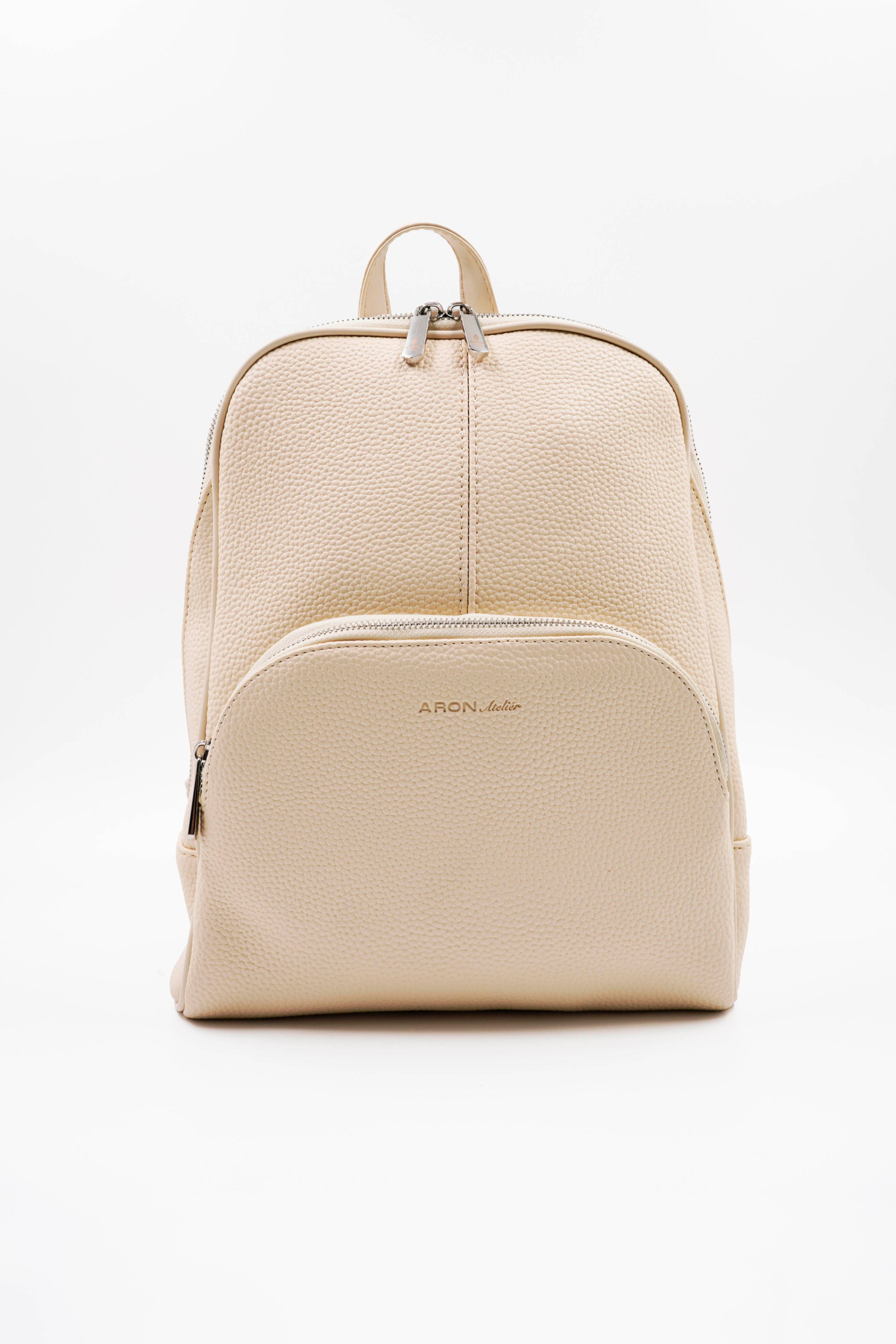 ARO10395 Vanessa Beige Women's Backpack - Image 1