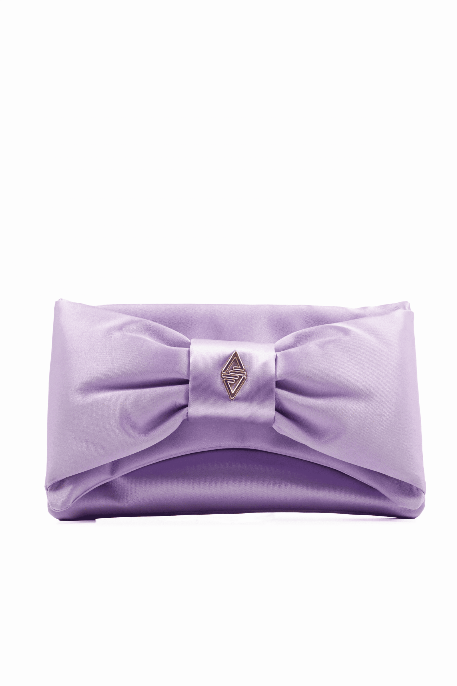 ARO10454 Yulia Lilac Satin Detailed Women's Hand And Shoulder Bag - Image 1