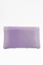 Yulia Lilac Satin Detailed Women's Hand And Shoulder Bag - Image 4