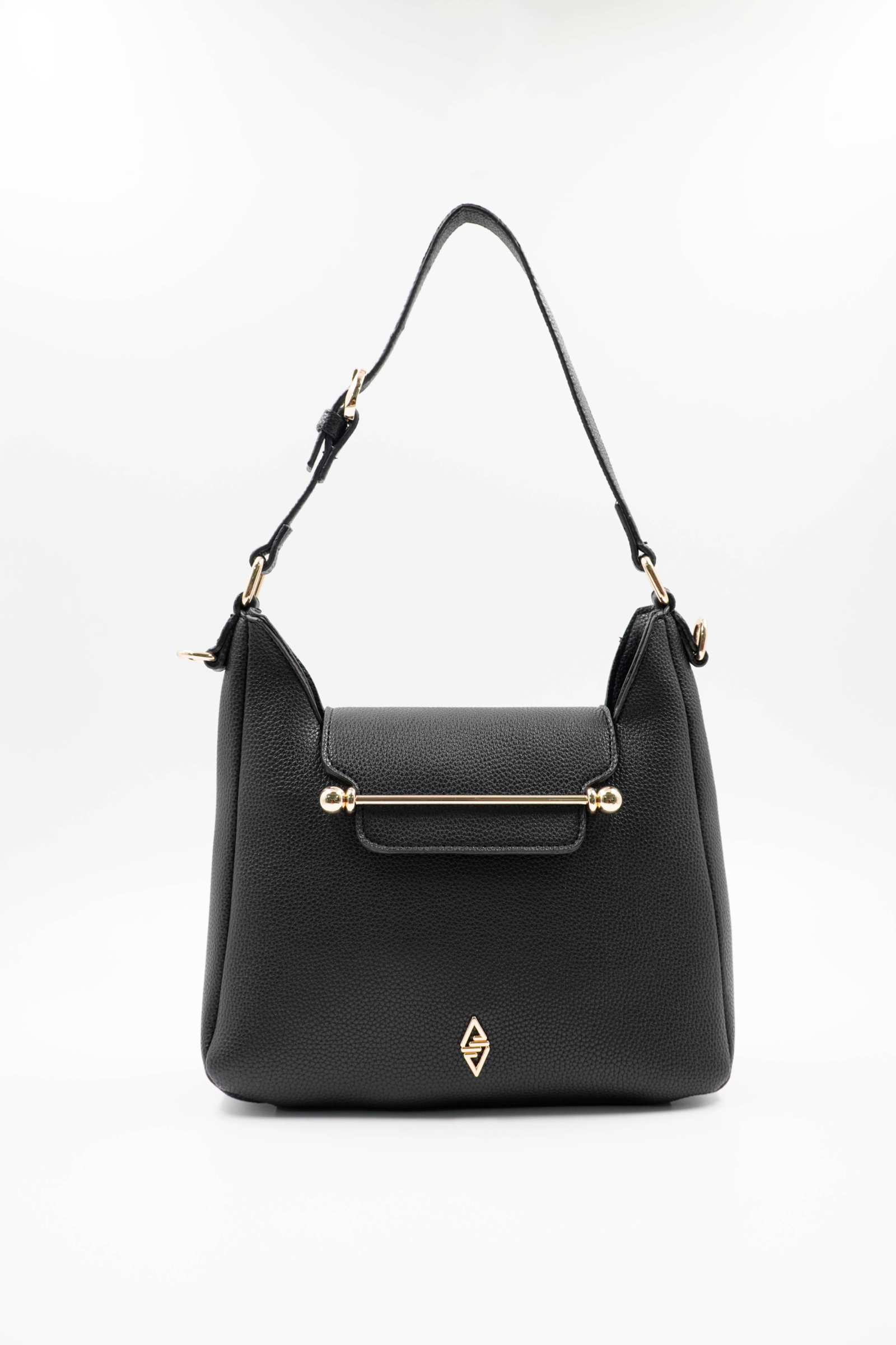 ARO10456 Matias Black Accessory Detailed Women's Shoulder Bag - Image 1