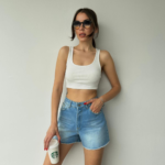 Dina Γυναικείο Σορτς Denim Casual
