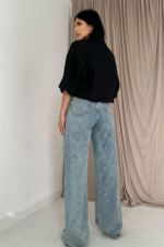 Side Slit Jeans Trousers - Image 5