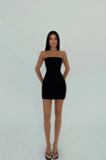 Midnight Allure Γυναικείο Strapless Mini Φόρεμα - Image 2