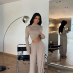 Ariel Γυναικείο Αθλητικό Σετ Ζιβάγκο Oversized Jogger