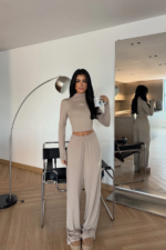 Ariel Γυναικείο Αθλητικό Σετ Ζιβάγκο Oversized Jogger - Image 3