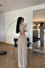Ariel Γυναικείο Αθλητικό Σετ Ζιβάγκο Oversized Jogger - Image 5