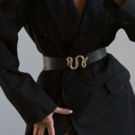 Women's Belt With Snake Buckle
