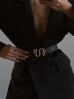 Women's Belt With Snake Buckle - Image 3