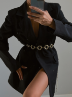 Round Design Chain Shirt Jacket Dress Trouser Belt - Image 2