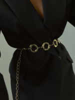 Round Design Chain Shirt Jacket Dress Trouser Belt - Image 3