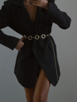 Round Design Chain Shirt Jacket Dress Trouser Belt - Image 4