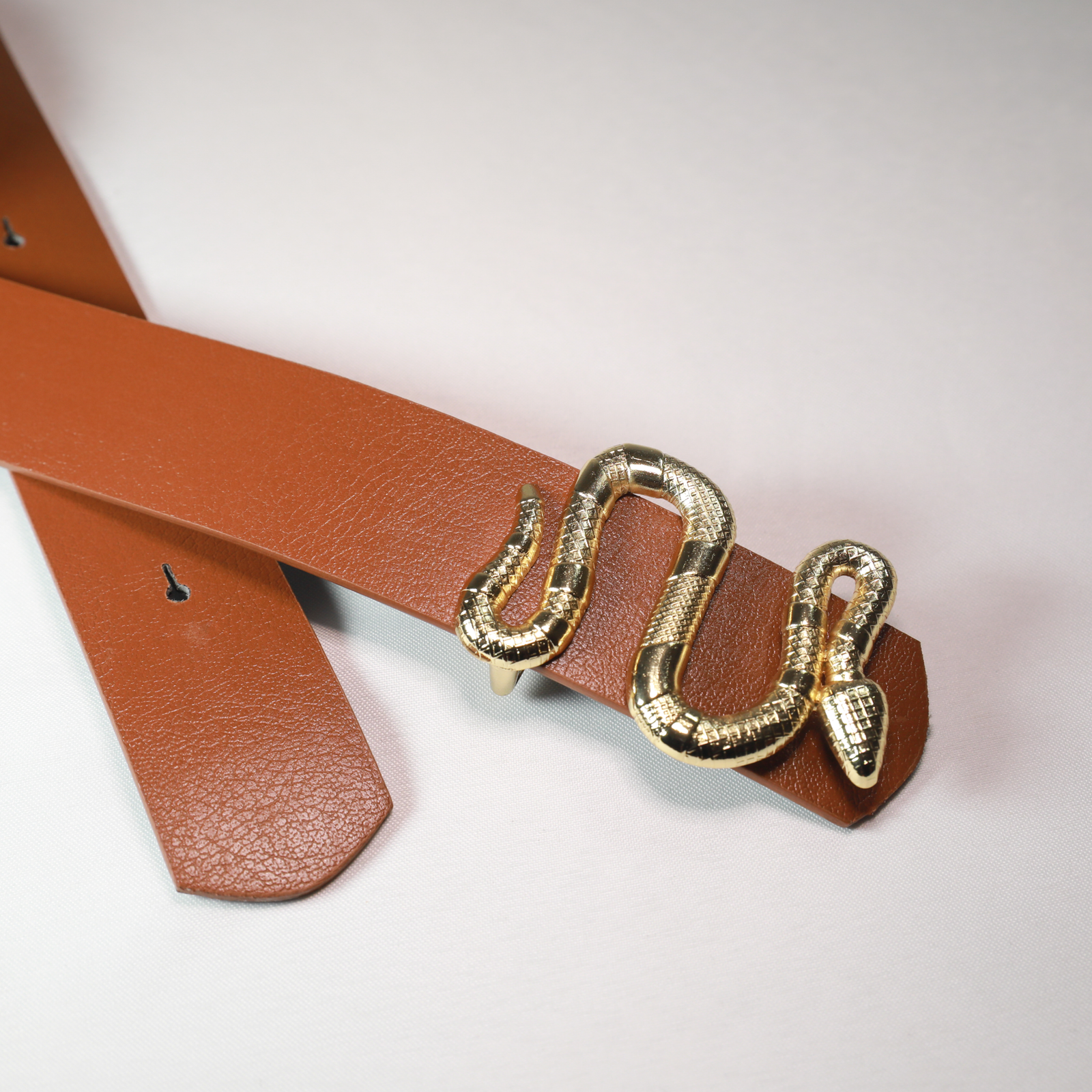 FIO10165 Women's Belt With Snake Buckle - Image 1