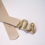 Women's Belt With Snake Buckle
