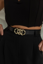 Women's Belt With United Ring Buckle - Image 2