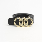 Women's Belt With United Ring Buckle