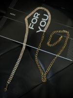 Women's Gold Stone Chain Belt - Image 2