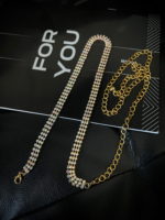Women's Gold Stone Chain Belt - Image 6