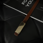 Rectangular Buckle Thin Women's Belt