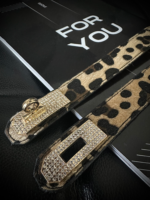 Women's Thin Elastic With Stones And Lock Buckle - Image 2