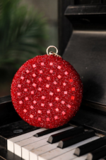 Ring Evening Dress Bag - Claret Red - Image 2