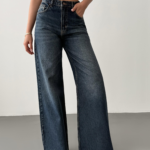 Jeans Palazzo Wide Leg High Waist