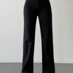 Black Jeans High Waist Bootcut Flare Leg