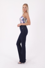High Waist And Wide Leg Skinny Jean - Image 4