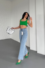 Front Pocket Detailed Jeans - Image 3