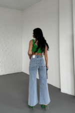 Front Pocket Detailed Jeans - Image 4