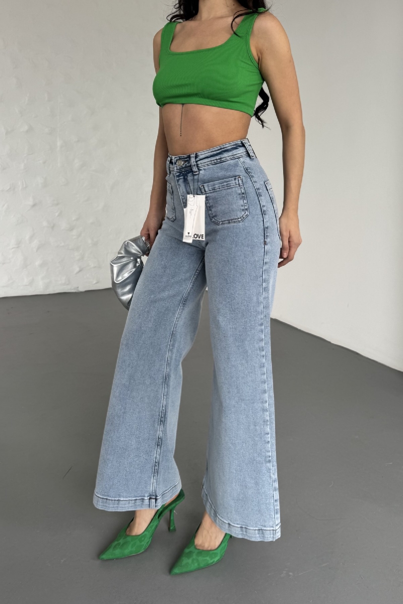 XLO10443 Front Pocket Detailed Jeans - Image 1