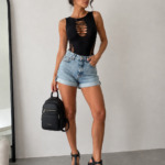 Selina Γυναικείο Σορτς Denim Casual