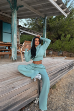 Olivia Γυναικείο Αθλητικό Σετ με Κουκούλα Slim Fit Jogger - Image 2