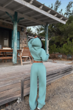 Olivia Γυναικείο Αθλητικό Σετ με Κουκούλα Slim Fit Jogger - Image 3