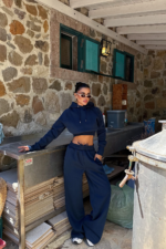 Olivia Γυναικείο Αθλητικό Σετ με Κουκούλα Oversized
