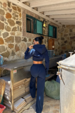 Olivia Γυναικείο Αθλητικό Σετ με Κουκούλα Oversized - Image 4