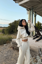 Monroe Γυναικείο Αθλητικό Σετ με Κουκούλα Oversized Jogger - Image 3
