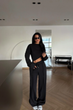 Luxe Γυναικείο Αθλητικό Σετ Oversized Jogger - Image 3