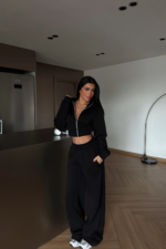 Luxe Γυναικείο Αθλητικό Σετ με Φερμουάρ Jogger Αθλητικό