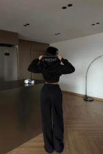 Luxe Γυναικείο Αθλητικό Σετ με Φερμουάρ Jogger Αθλητικό - Image 4