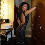 Celeste Γυναικείο Βραδινό Φόρεμα με Παγιέτες Bodycon Glam