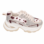 Crystal Leopard Chunky Sneakers
