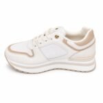 Beige Glow Platform Sneakers