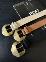 Suede Oval Buckle Women Pants Belt Jacket Belt Dress Belt Shirt Belt - Image 2