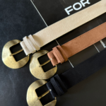 Suede Oval Buckle Women Pants Belt Jacket Belt Dress Belt Shirt Belt