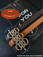 Genuine Padded Leather United Ring Buckle Women Pants Belt Jacket Belt Dress Belt