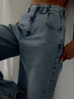 Brooklyn Γυναικείο Τζιν Παντελόνι Ψηλόμεσο Loose Fit - Image 4