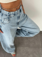 Brooklyn Γυναικείο Τζιν Παντελόνι Ψηλόμεσο Loose Fit - Image 6