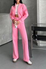 Olivia Γυναικείο Αθλητικό Σετ Oversized Palazzo - Image 3