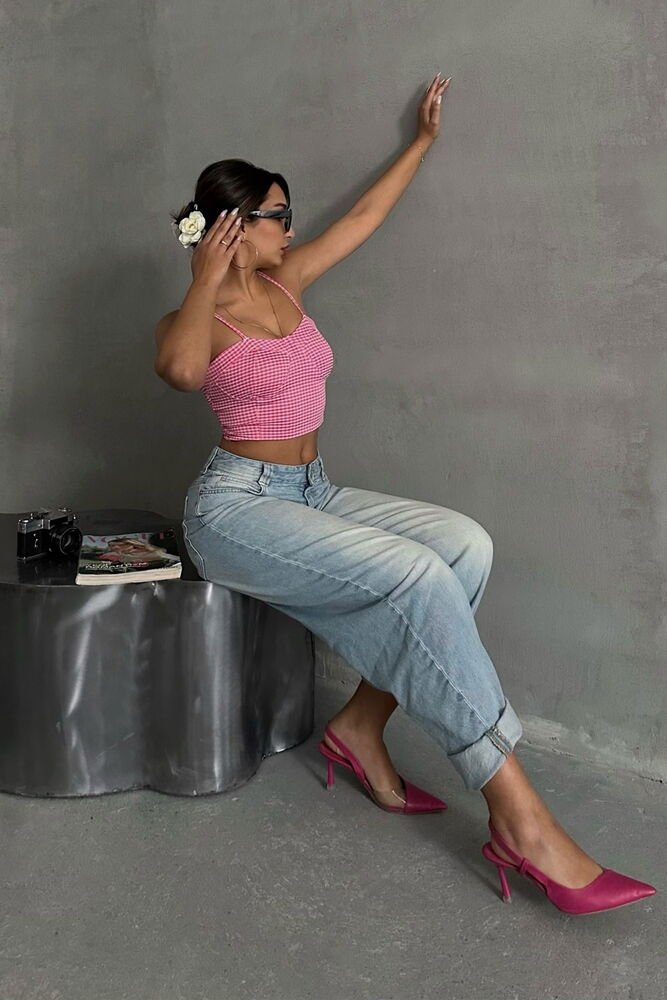 TOP12158 Livia Γυναικείο Crop Top - Image 1