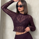 Dalia Soft Γυναικεία Μπλούζα με Δαντέλα